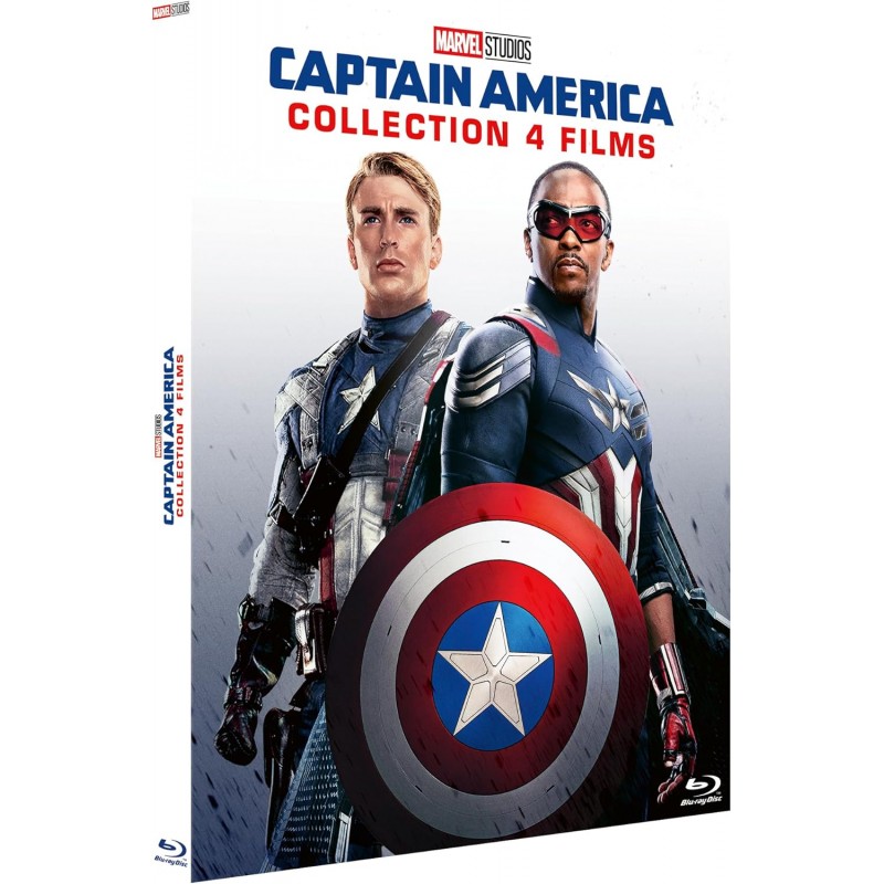 Captain America - Collection 4 films : The First Avenger + Le soldat de l'hiver + Civil War + Brave New World  BLU RAY
