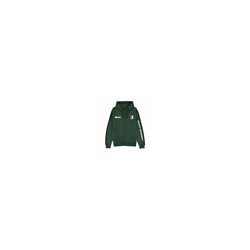 ATTACK ON TITAN - SCOUT REGIMENT - PULL À CAPUCHE ZIPPER HOMME (L)