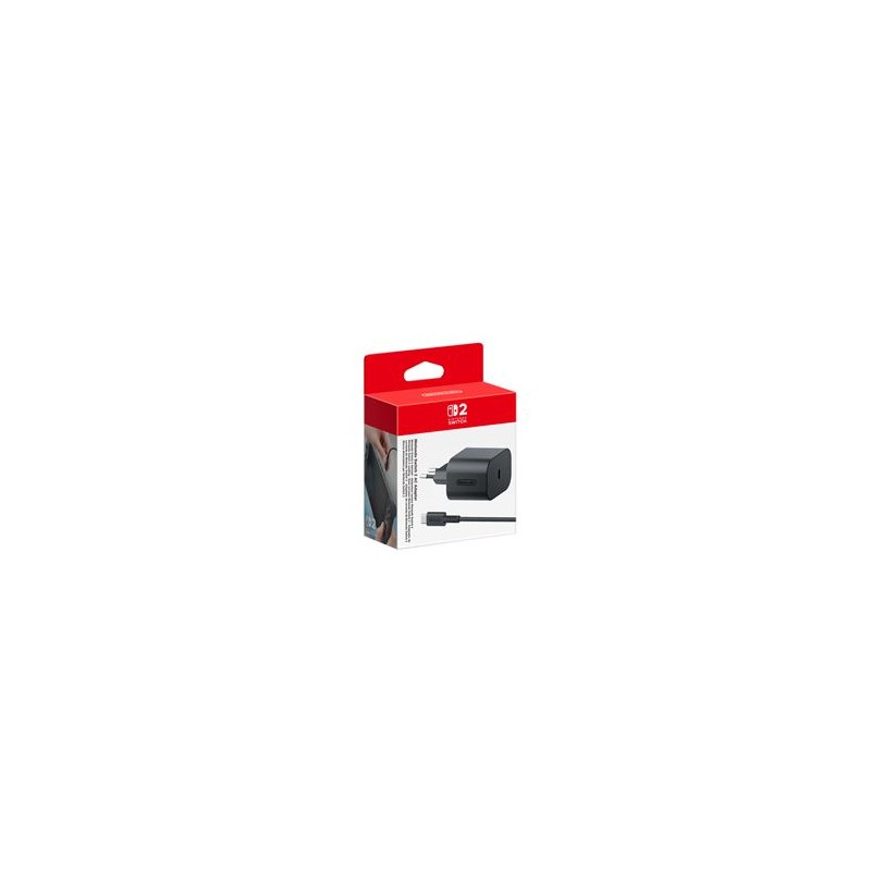 Adaptateur secteur Nintendo pour Nintendo Switch 2 Noir