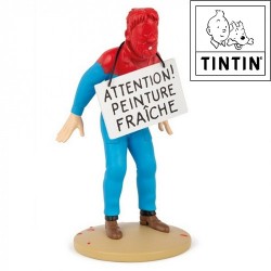 Haddock et la peinture fraîche - Tintin - Figurine Résine - Nr. 42256 - 12cm