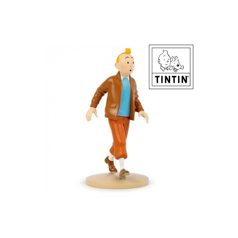 Tintin avec sa veste d'aviateur - Tintin - Figurine Résine - Nr. 42261 - 13cm