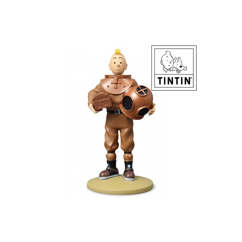 Tintin scaphandre - Tintin - Figurine Résine - Nr.42229 - 12cm