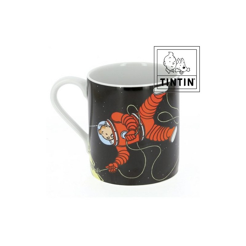 Tintin & Haddock - Tasse - Objectif Lune - 250 ML