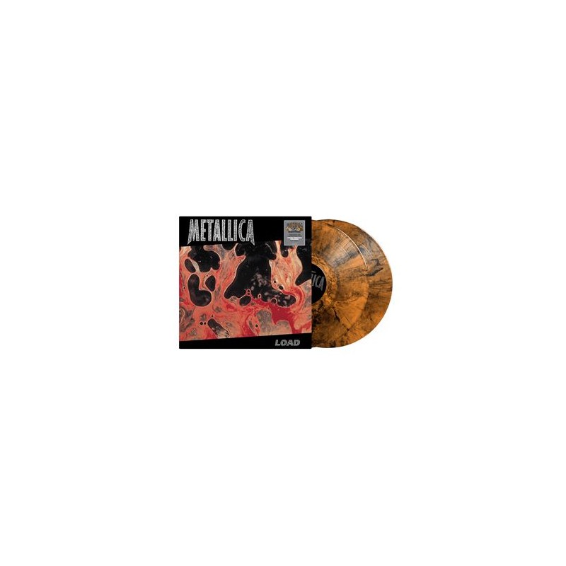 Metallica - Inclus insert lyrics, Édition remastérisée  Load Édition Limitée Coffret Vinyle Orange et Noir Marbré