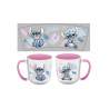 STITCH - Watercolor Rose - Mug Elite Intérieur Coloré - 384ml