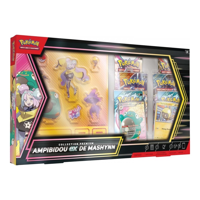 POKEMON - COFFRET COLLECTION PREMIUM AMPIBIDOU EX DE MASHYNN