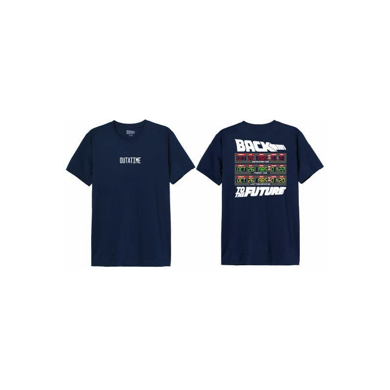 RETOUR VERS LE FUTUR - Outatime - T-Shirt Homme (L)