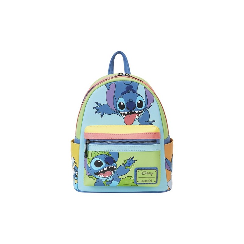 DISNEY - Jaase Stitch Colorblock - Mini Sac à Dos Loungefly Exclusive