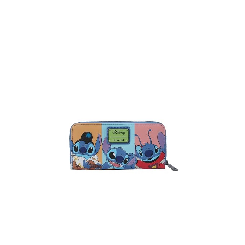 DISNEY - Jaase Stitch Colorblock - Portefeuille LoungeFly Exclusive