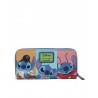 DISNEY - Jaase Stitch Colorblock - Portefeuille LoungeFly Exclusive