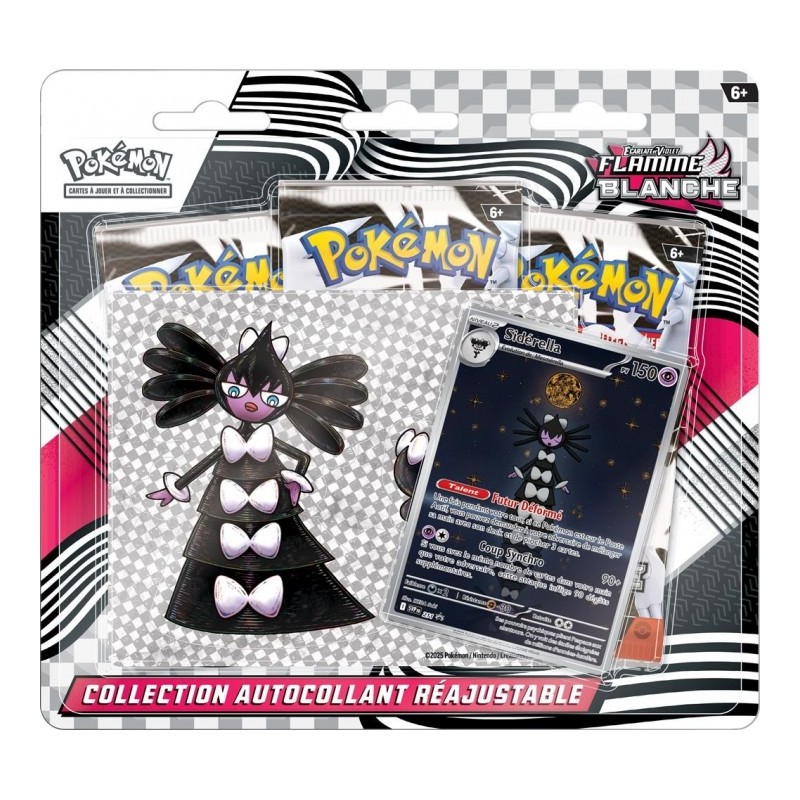 Pokémon - Tri-Pack 3 Boosters EV10.5 Flamme Blanche : Sidérella
