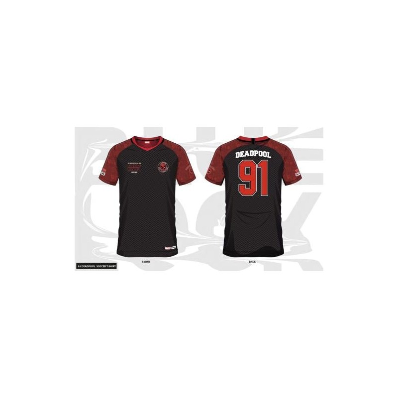 MARVEL - Deadpool 91 - Maillot de Foot Homme (L)