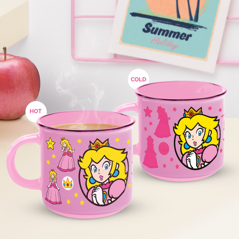 SUPER MARIO - Princesse Peach - Mug Thermoréactif 350ml