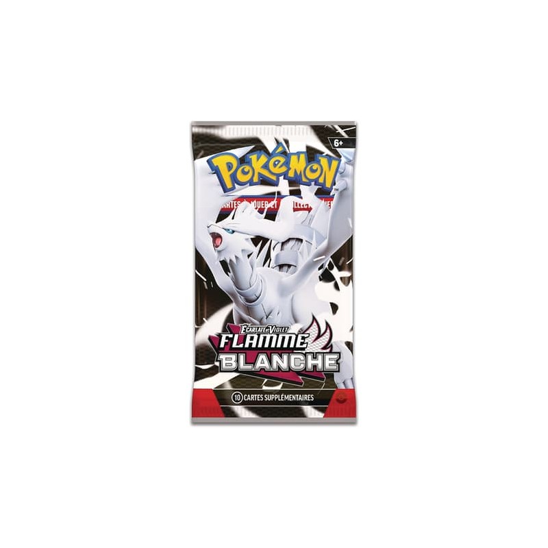 Pokémon JCC : Lot de 6 boosters Écarlate et Violet - EV 10.5 Flamme Blanche - FR