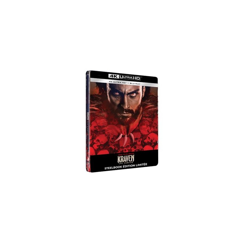 Kraven The Hunter Édition Limitée Steelbook Blu-ray 4K Ultra HD