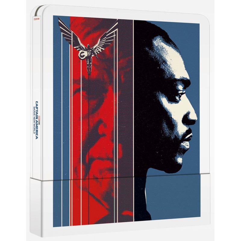 Captain America : Brave New World Édition Limitée Steelbook Blu-ray 4K Ultra HD Inclus Blu-ray, Collection Marvel Universe