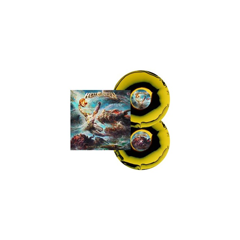 Helloween-Giants & Monsters Vinyle Noir et Jaune