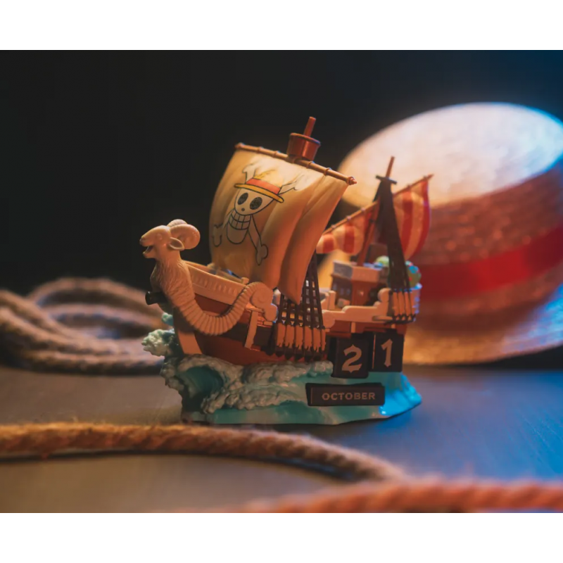 ONE PIECE NETFLIX - Going Merry - Calendrier Perpétuel 3D en Résine