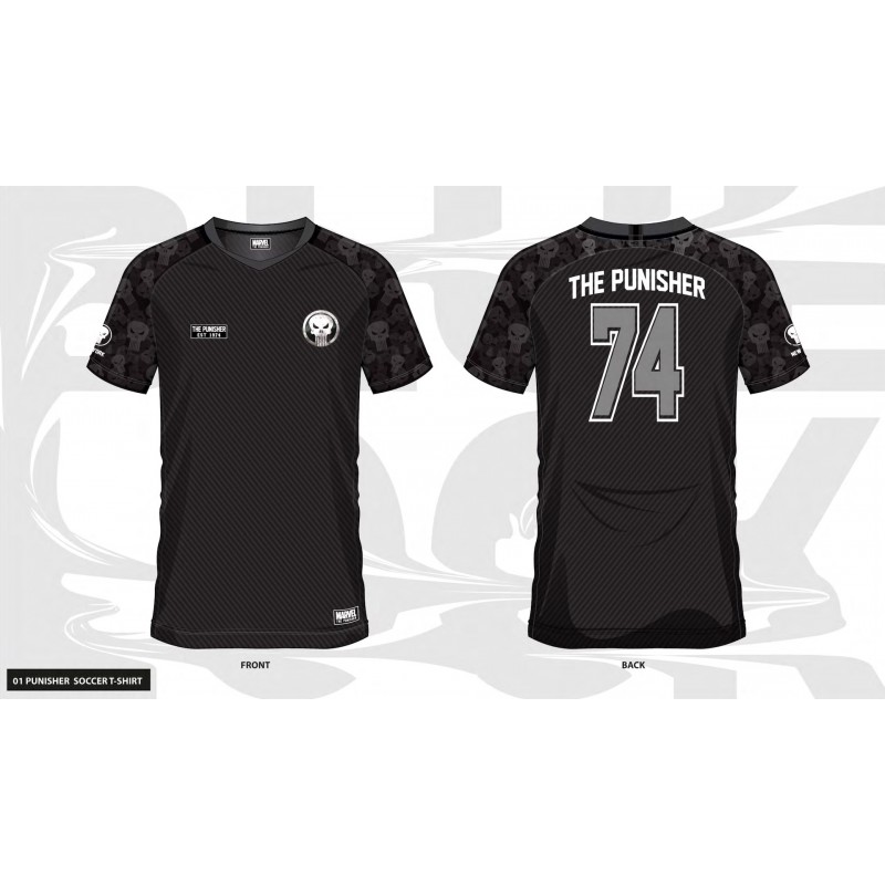 MARVEL - The Punisher 74 - Maillot de Foot Homme (L)