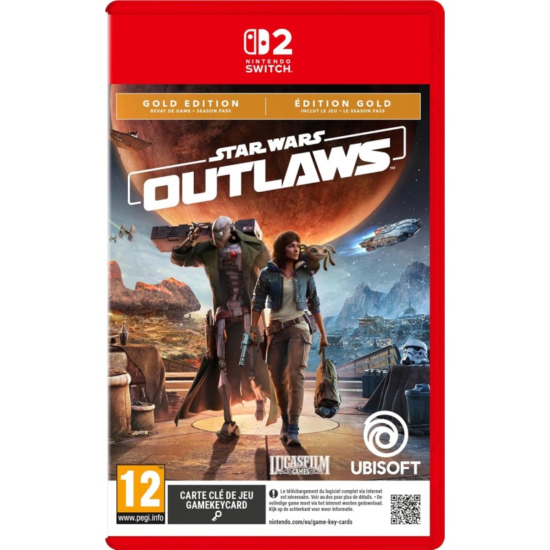 Star Wars Outlaws - Gold Edition - Game-key Card - Version Nintendo Switch 2