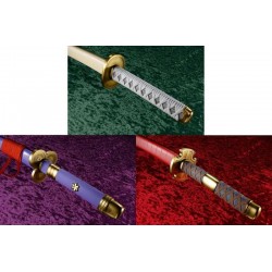 ONE PIECE - 3 épées de Roronoa Zoro - Réplique Proplica 95cm