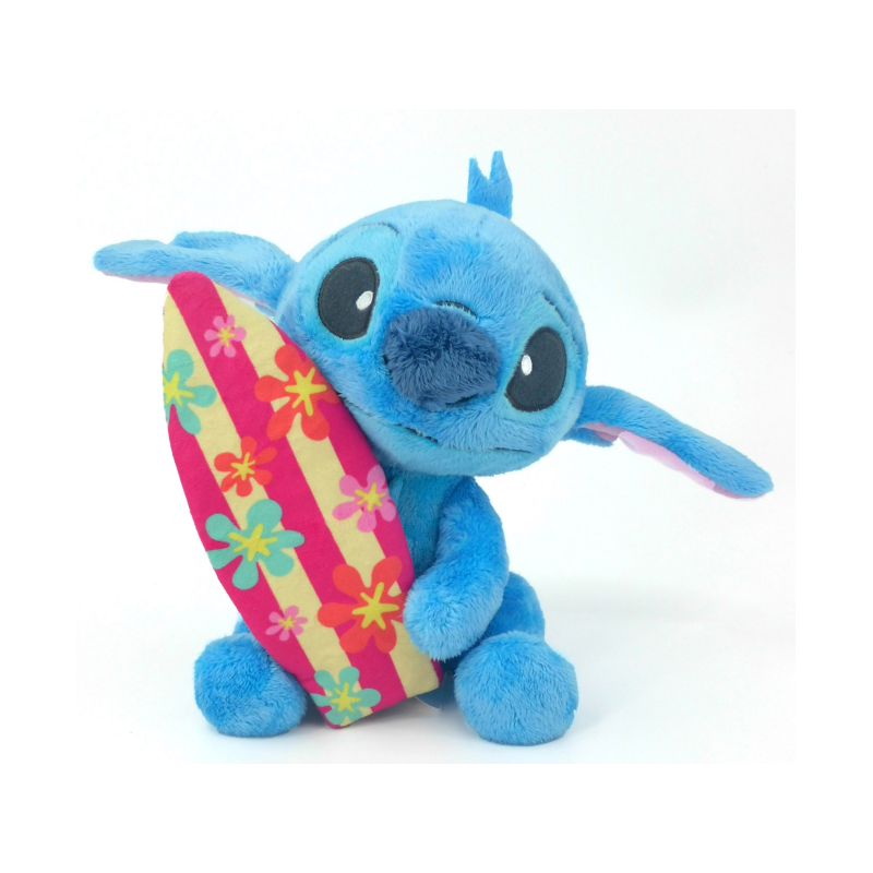 STITCH - Peluche Stitch avec Planche de Surf - 25cm