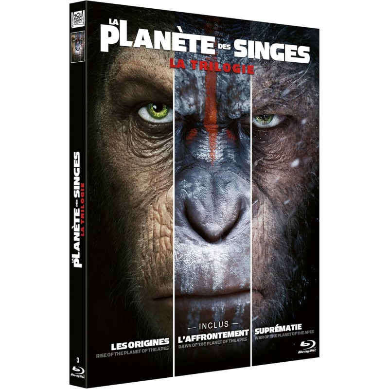 La planète des singes - la trilogie BLU RAY