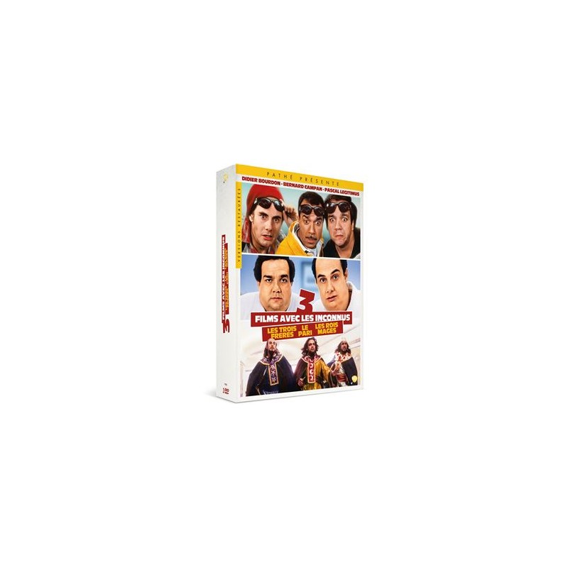 Coffret Les Inconnus DVD Les Trois frères / Le Pari / Les Rois Mages