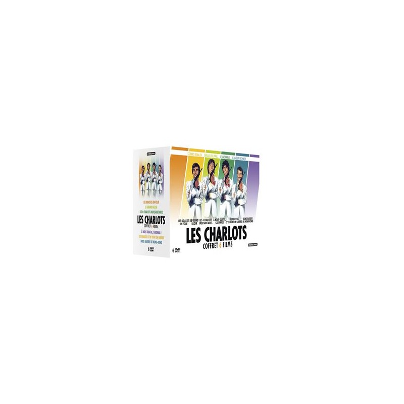 Coffret Les Charlots 6DVD