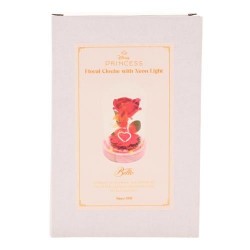 DISNEY PRINCESSES - Belle - Cloche Florale avec Lumière Néon