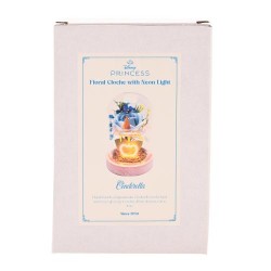 DISNEY PRINCESSES - Cendrillon - Cloche Florale avec Lumière Néon