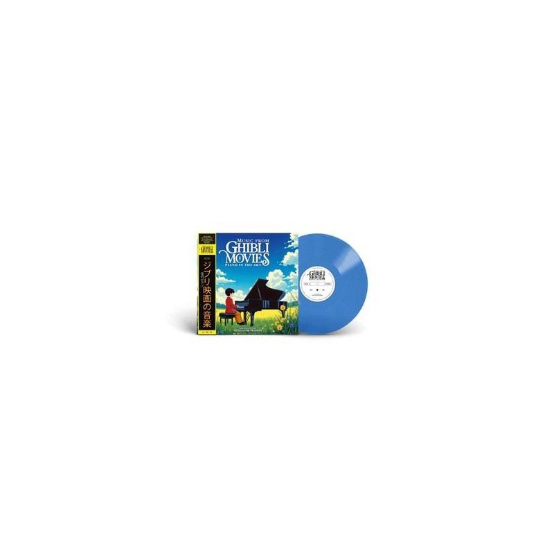 Music From Ghibli Movies - Piano In The Sky Vinyle Bleu