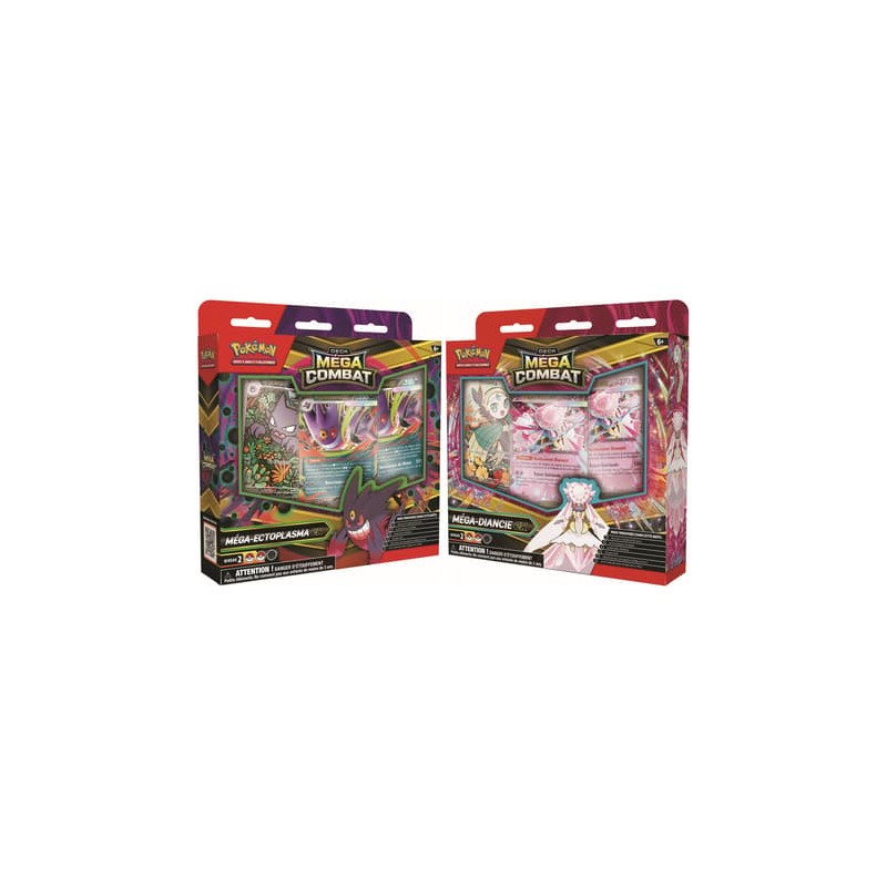 Pokémon JCC : Deck Méga-Combat - Méga-Ectoplasma-ex ou Méga-Diancie-ex (1x deck aléatoire)