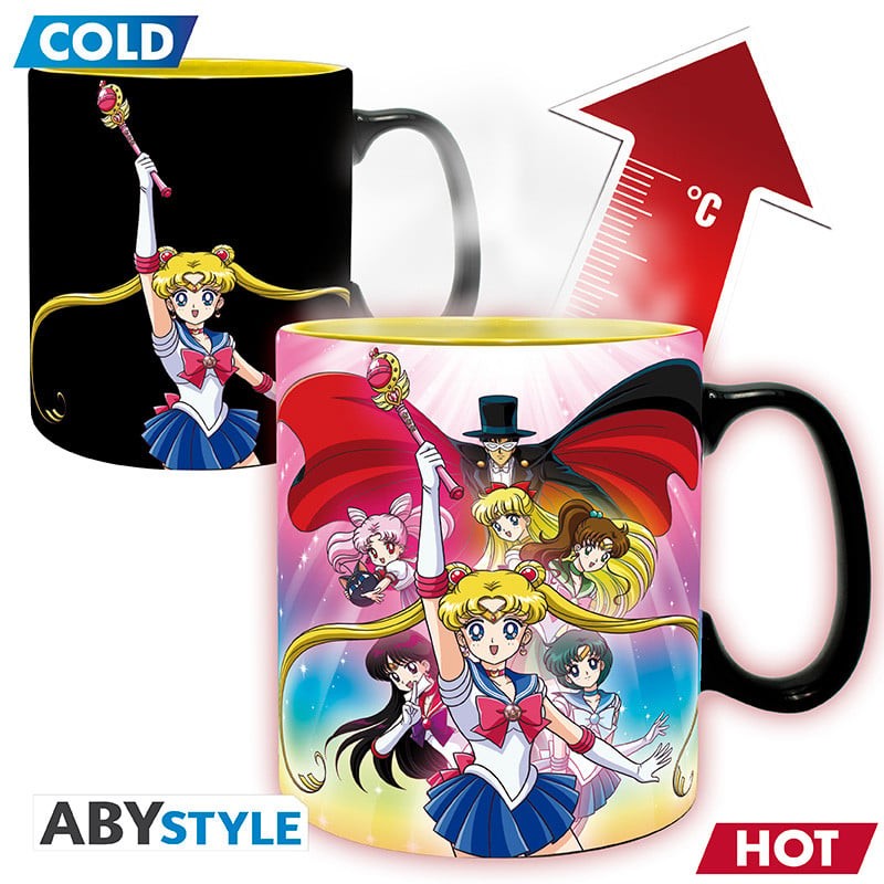 SAILOR MOON - Groupe - Mug thermoréactif 460ml