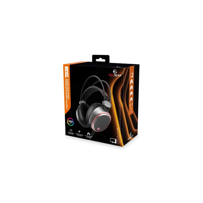EgoGear - SHS55 RGB Bedrade Premium Gaming Casque