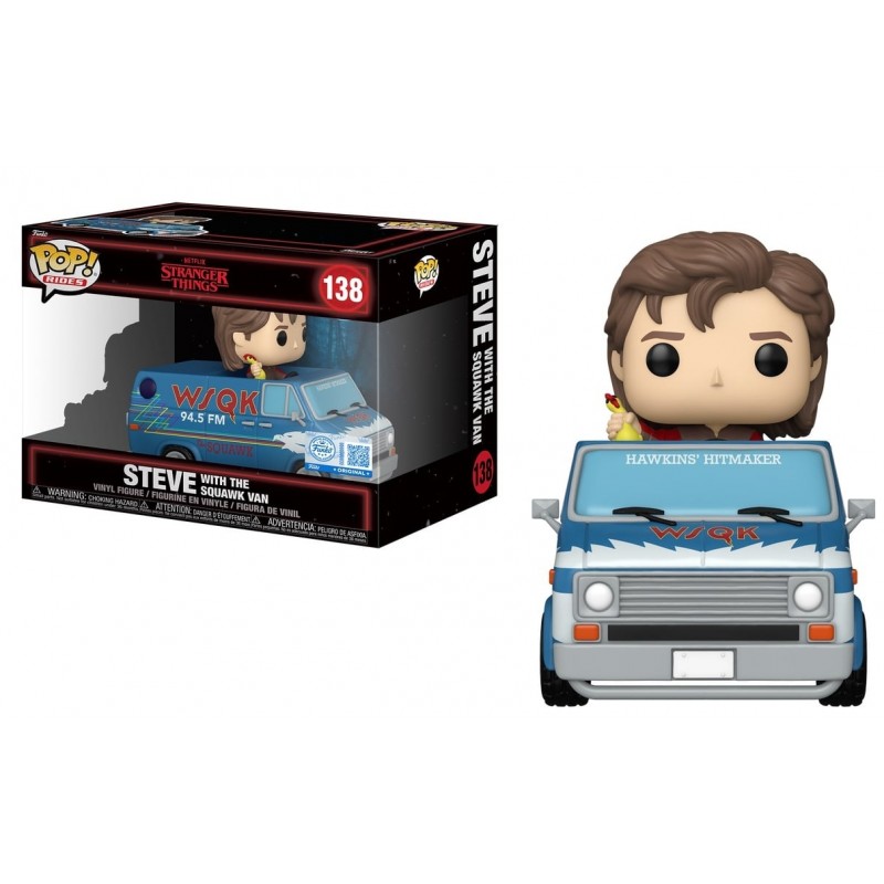 STRANGER THINGS S5 - POP Ride DLX N° 138 - Steve with Squawk van