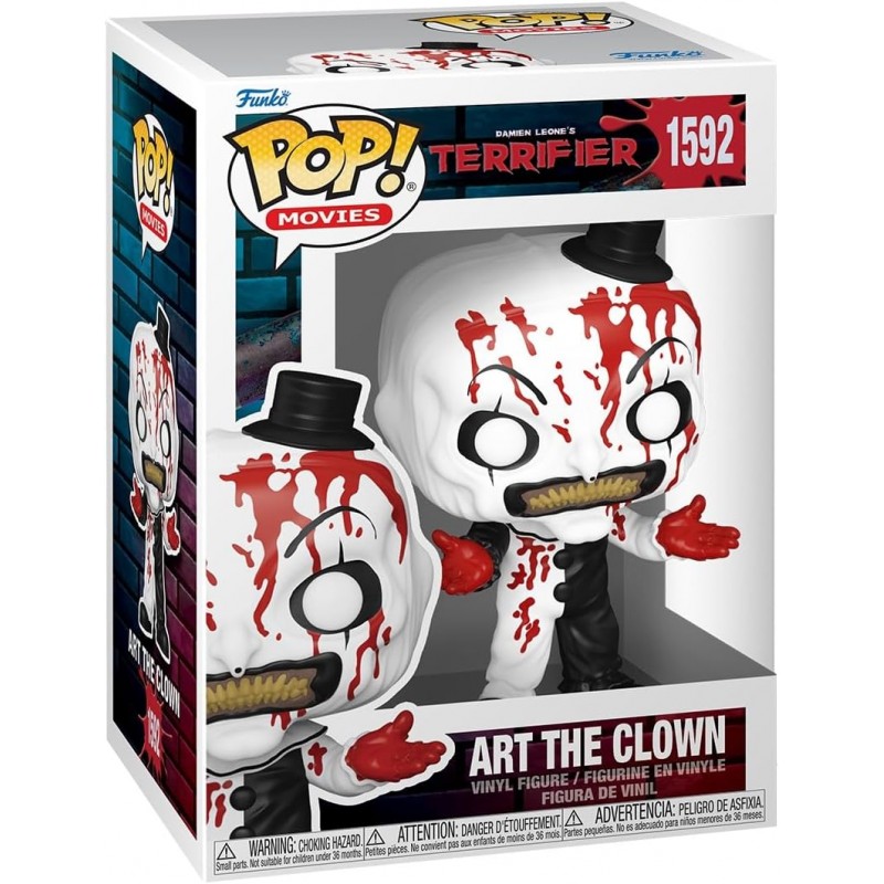 Funko Pop! Movies: Terrifier 2 - Art The Clown - Bloody -boîte abîmée