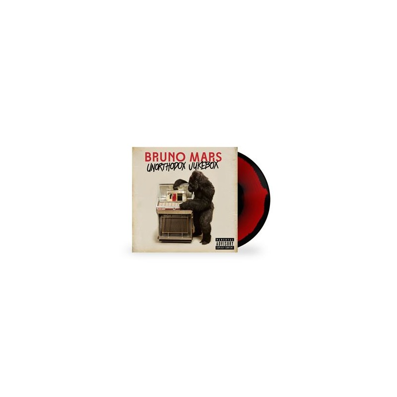 Bruno Mars -Unorthodox Jukebox Édition Limitée Vinyle Noir et Rouge Réédition