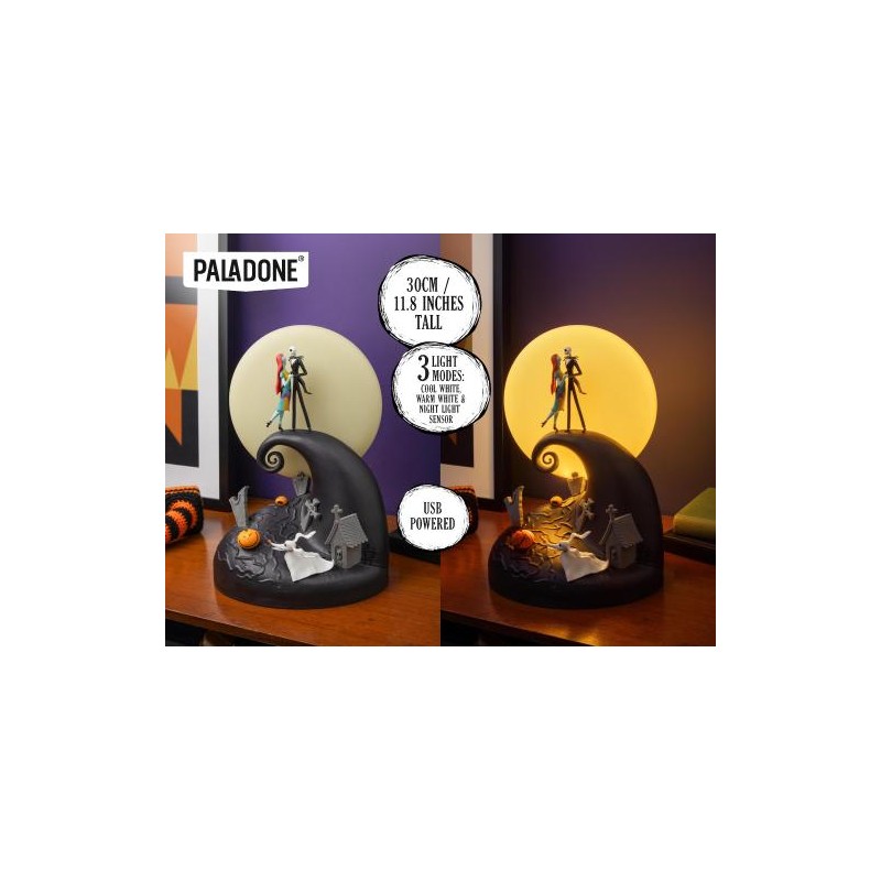 L'ETRANGE NOEL de Mr JACK - Diorama Lampe 30cm NIGHTMARE BEFORE XMAS - Lamp Diorama 30cm