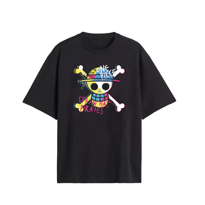 ONE PIECE - Straw Hat Pirate - T-Shirt Homme (L)