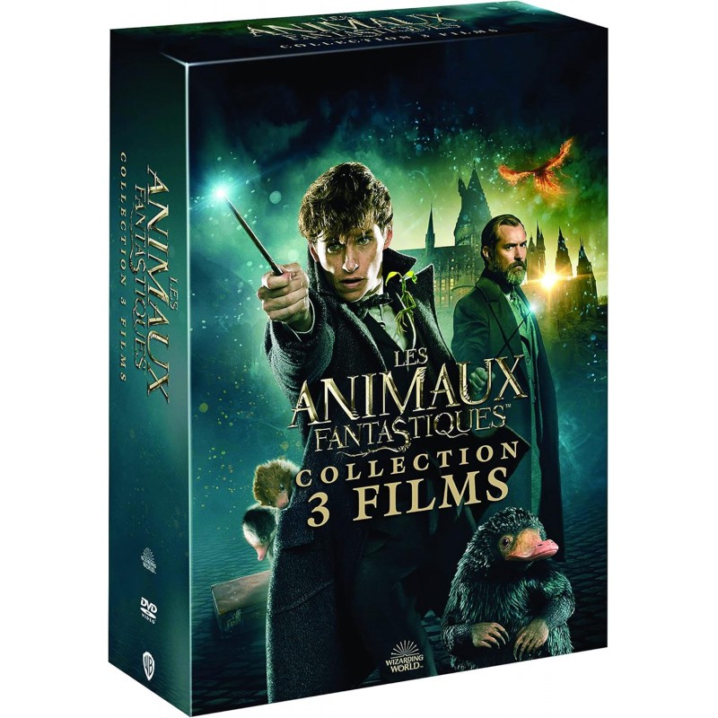 Les animaux fantastiques 1 à 3 : les animaux fantastiques + les crimes de grindelwald + les secrets de dumbledore   DVD