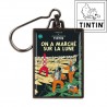 Porte-clés Tintin - On a marché sur la Lune - Métal - 5,5 x 4 cm