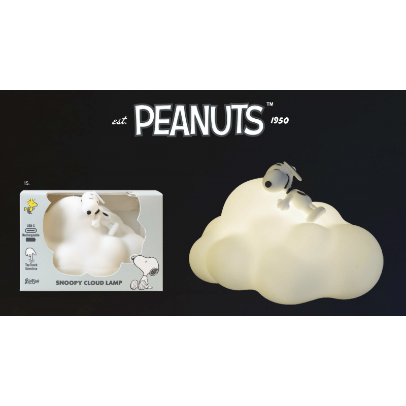 SNOOPY - Lampe Décorative Nuage - 15cm