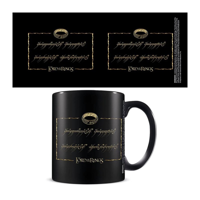 LE SEIGNEUR DES ANNEAUX - L'Anneau Unique - Black Pod Mug 325ml