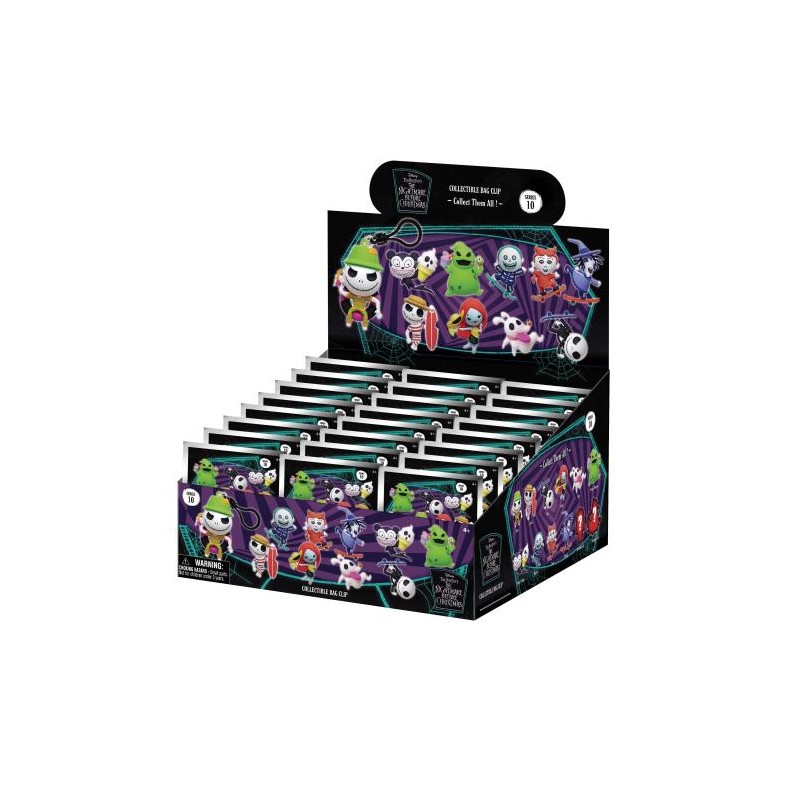 Nightmare Before Christmas 3D Bagclip - Series 10