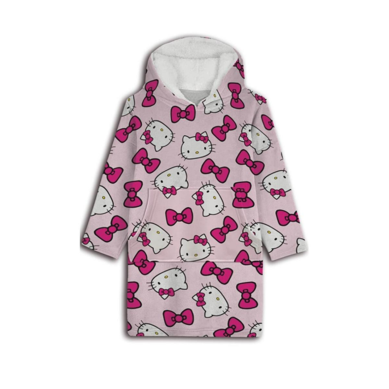 HELLO KITTY - Sweat Poncho - Taille Enfant (7-14 ans)