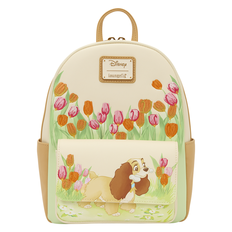 LA BELLE ET LE CLOCHARD - Pastel Tulip - Mini Sac à Dos LoungeFly