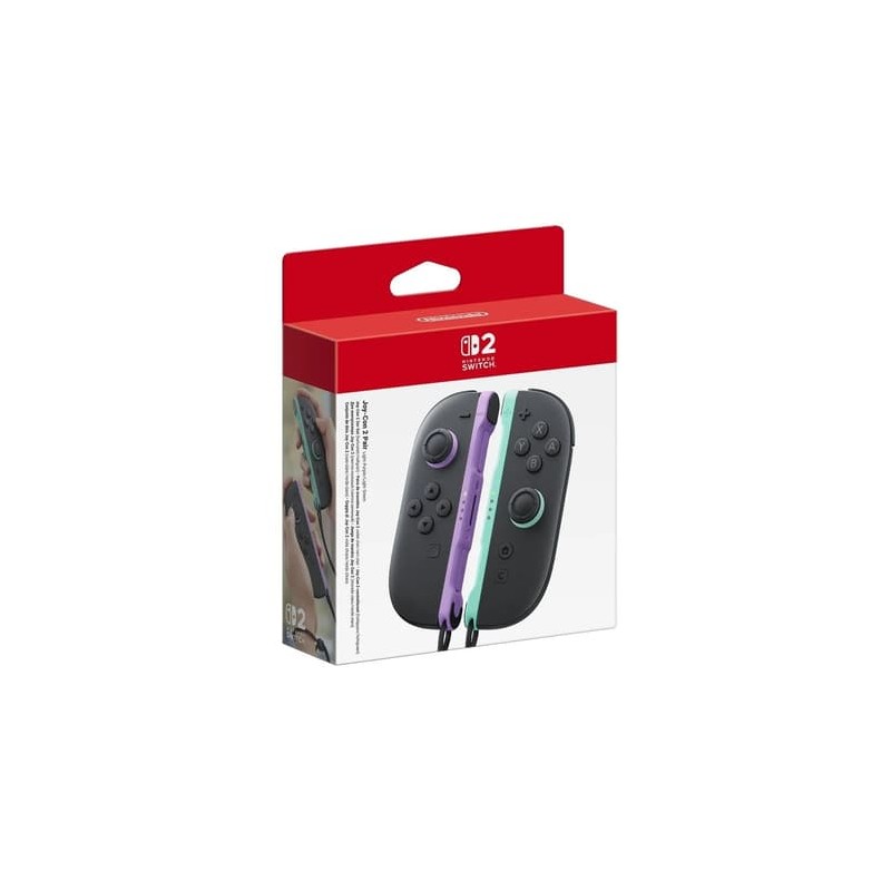 Paire de manettes Joy-Con 2 violet clair/vert clair
