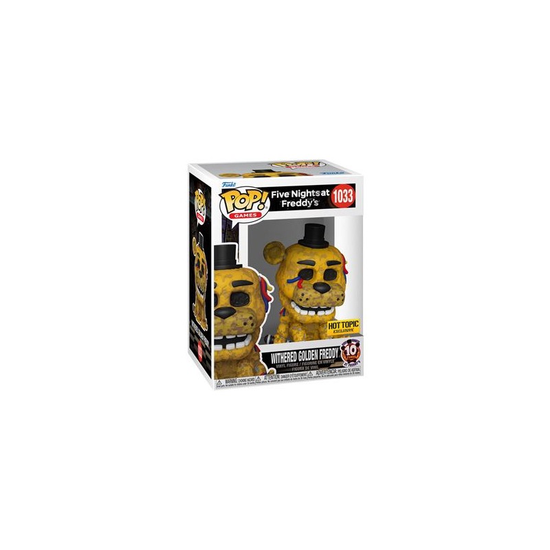 Figurine Funko Pop! N°1033 - Five Nights At Freddy's - Freddy Doré Flétri