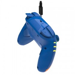 Manette de jeu RGB sans fil Afterglow Wave bleue pour Nintendo Switch 2, Switch, Switch Lite et Switch modèle OLED